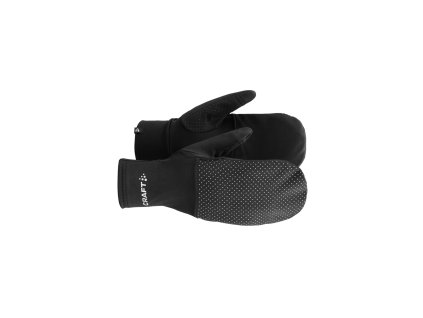 rukavice craft lumen fleece hybrid 2 cerna