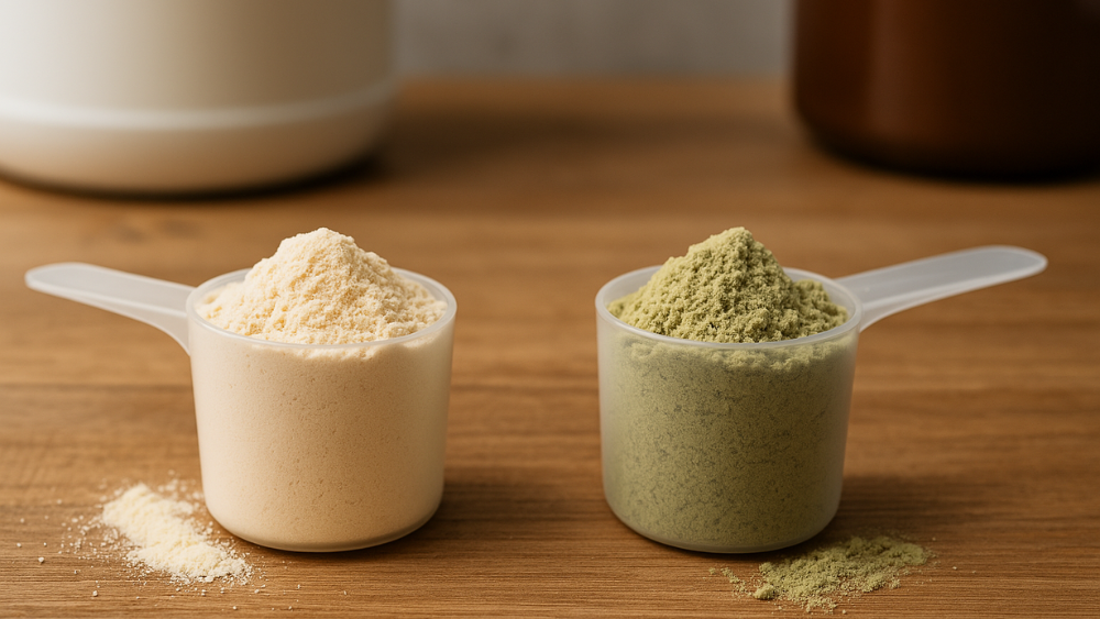 Rostlinný vs. syrovátkový protein: co je pro vás lepší?