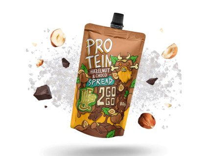 lifelike 2gogo protein hazelnut choco spread 80 g