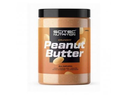 scitec nutrition peanut butter arasidove maslo krupave 1000 g