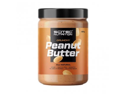 scitec nutrition peanut butter arasidove maslo krupave 400 g