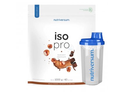 nutriversum iso pro protein 1000 g shaker