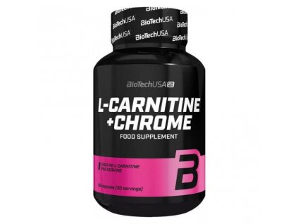 biotech usa l carnitine chrome 60 kapsli