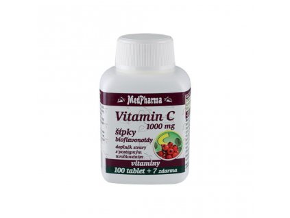 medpharma vitamin c 1000 mg se sipky 107 tablet