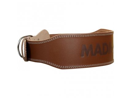 madmax fitness opasek mfb246 celokozeny brown