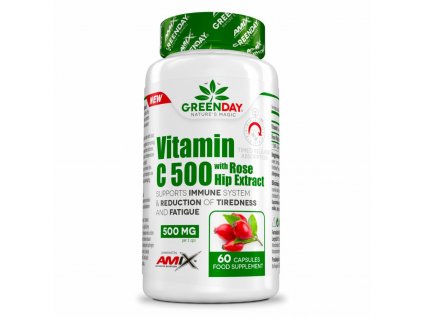 amix greenday vitamin c 500 mg s extraktem z sipku