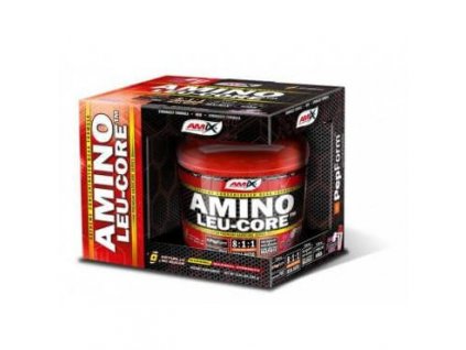 AMIX Amino LEU-CORE 390g (Příchuť fruit punch)