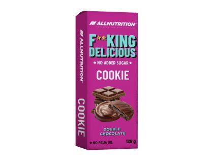 allnutrition fitking delicious cookie 128 g double choco