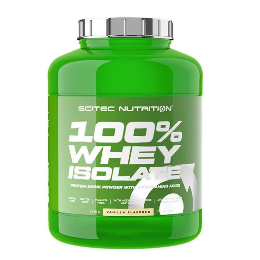 Scitec Nutrition 100% Whey ISOLATE 1816 g Příchuť: bílá čokoláda/jahoda