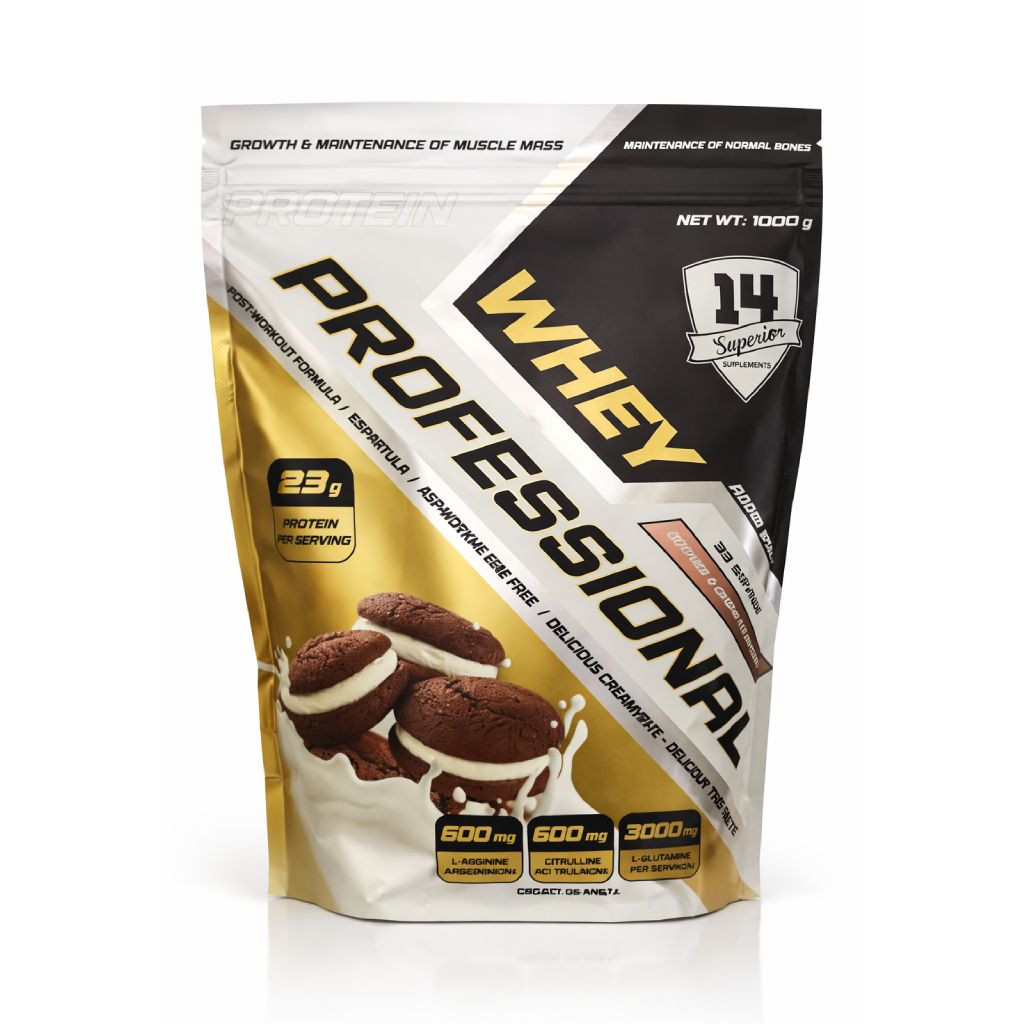 Superior 14 Whey Protein Professional, 1000 g Příchuť: čokoláda/oříšek