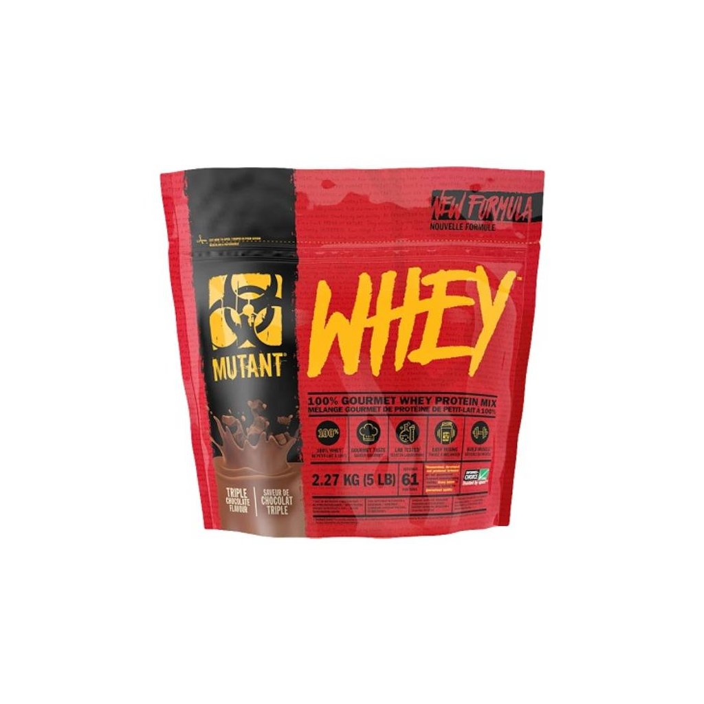 PVL Mutant Whey Protein, 2270 g Příchuť: trojitá čokoláda