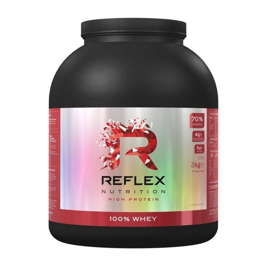 Reflex Nutrition 100% Whey Protein 2000 g Příchuť: Jahoda/Malina
