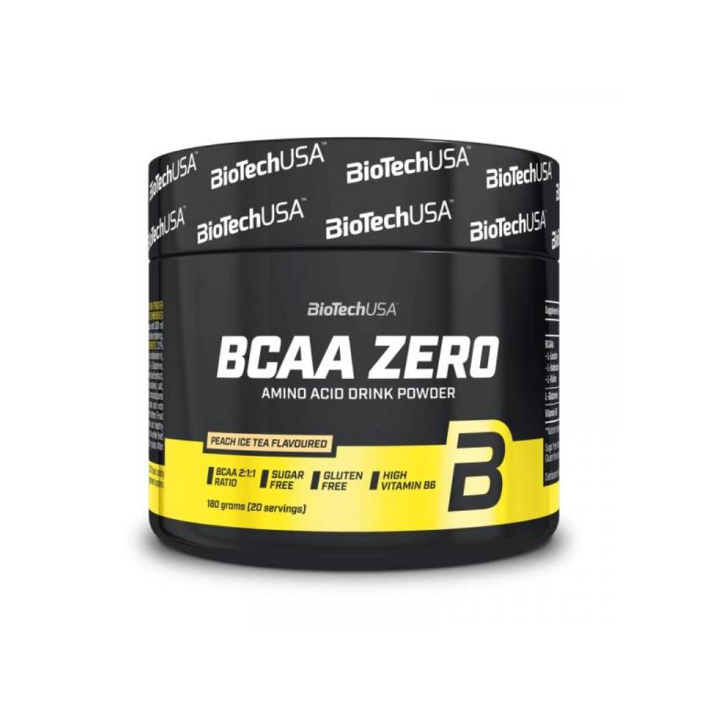 BioTech USA BCAA Zero, 180 g Příchuť: Citrónový ledový čaj