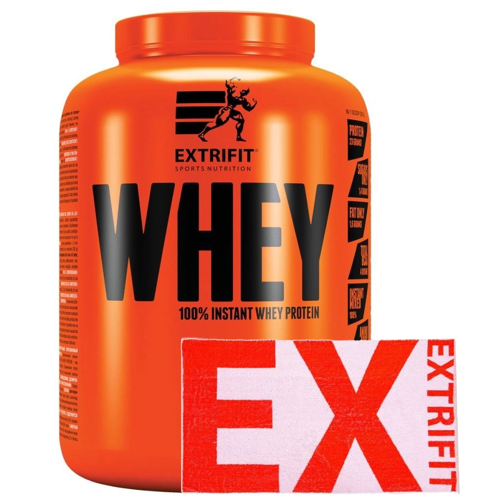 Extrifit 100% Instant Whey Protein, 2000 g Příchuť: čokoláda