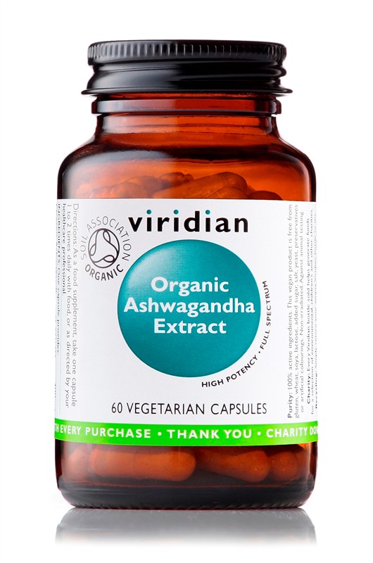 Viridian Ashwagandha Extract Organic, 60 kapslí