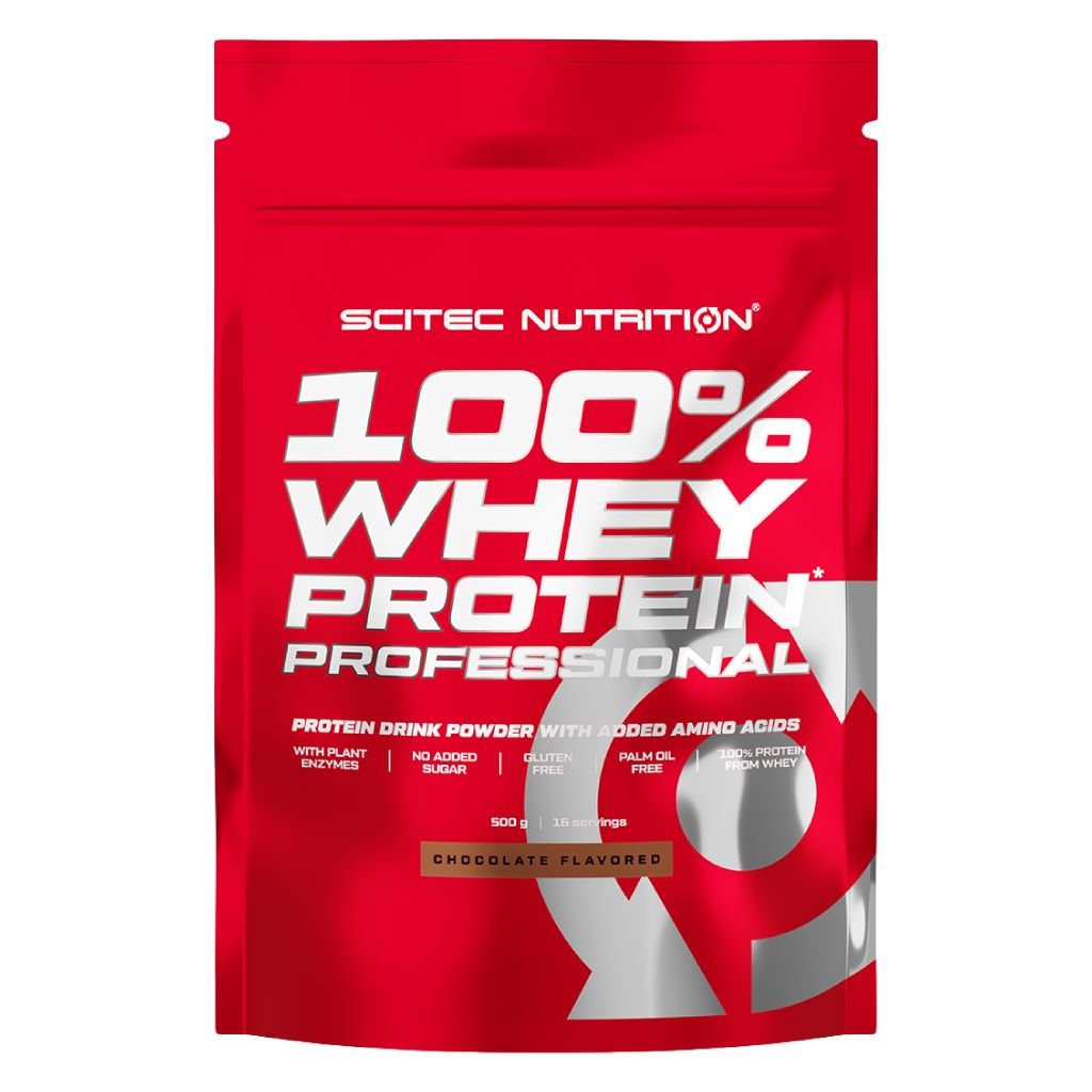 Scitec Nutrition 100% Whey Protein Professional, 500 g Příchuť: jahoda