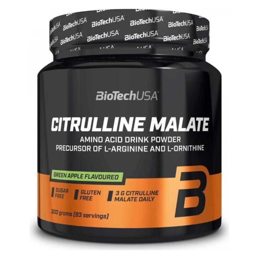 BioTech USA Citrulline Malate, 300 g Příchuť: limetka