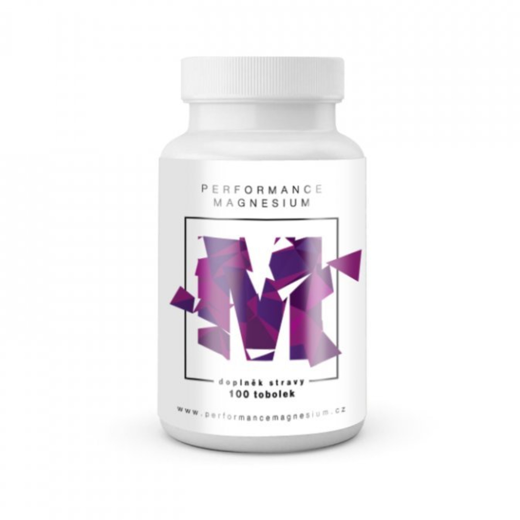 BrainMax Performance Magnesium 1000 mg (Hořčík + Vitamín B6), 100 kapslí