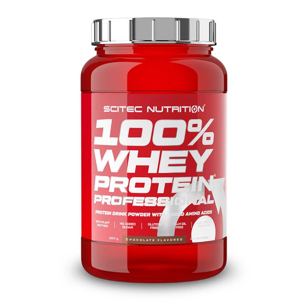 Scitec Nutrition 100% Whey Protein Professional, 920 g Příchuť: jahoda