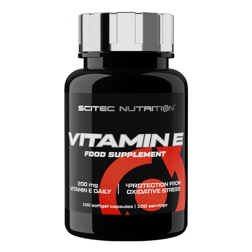 Scitec Nutrition Vitamín E, 100 kapslí