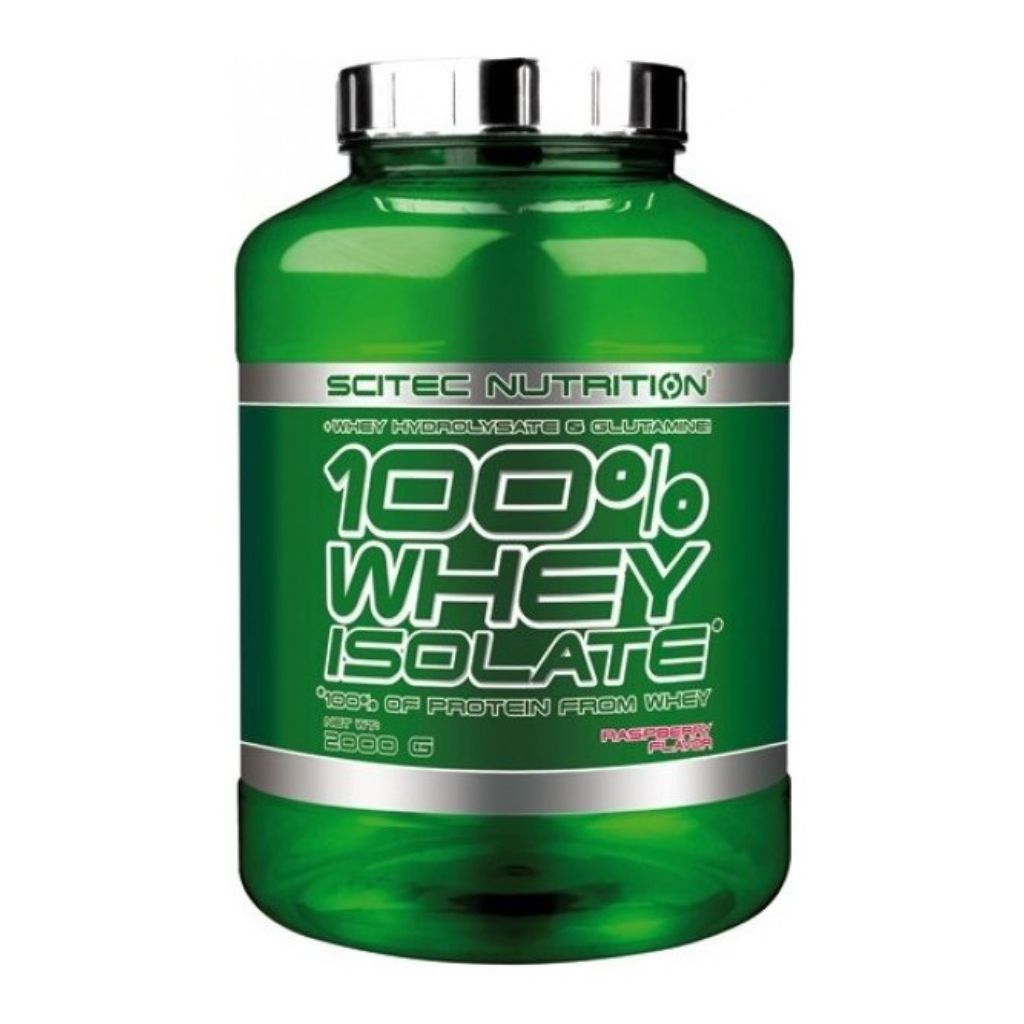 Scitec Nutrition 100% Whey ISOLATE, 2000 g Příchuť: malina