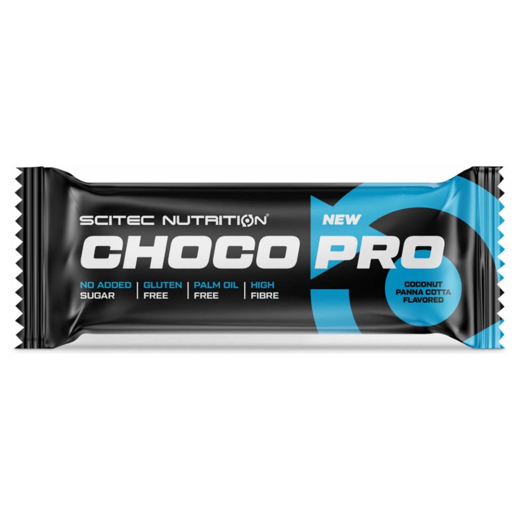 SciTec Nutrition Choco Pro Proteinová tyčinka, 50 g Příchuť: bílá čokoláda/jahoda