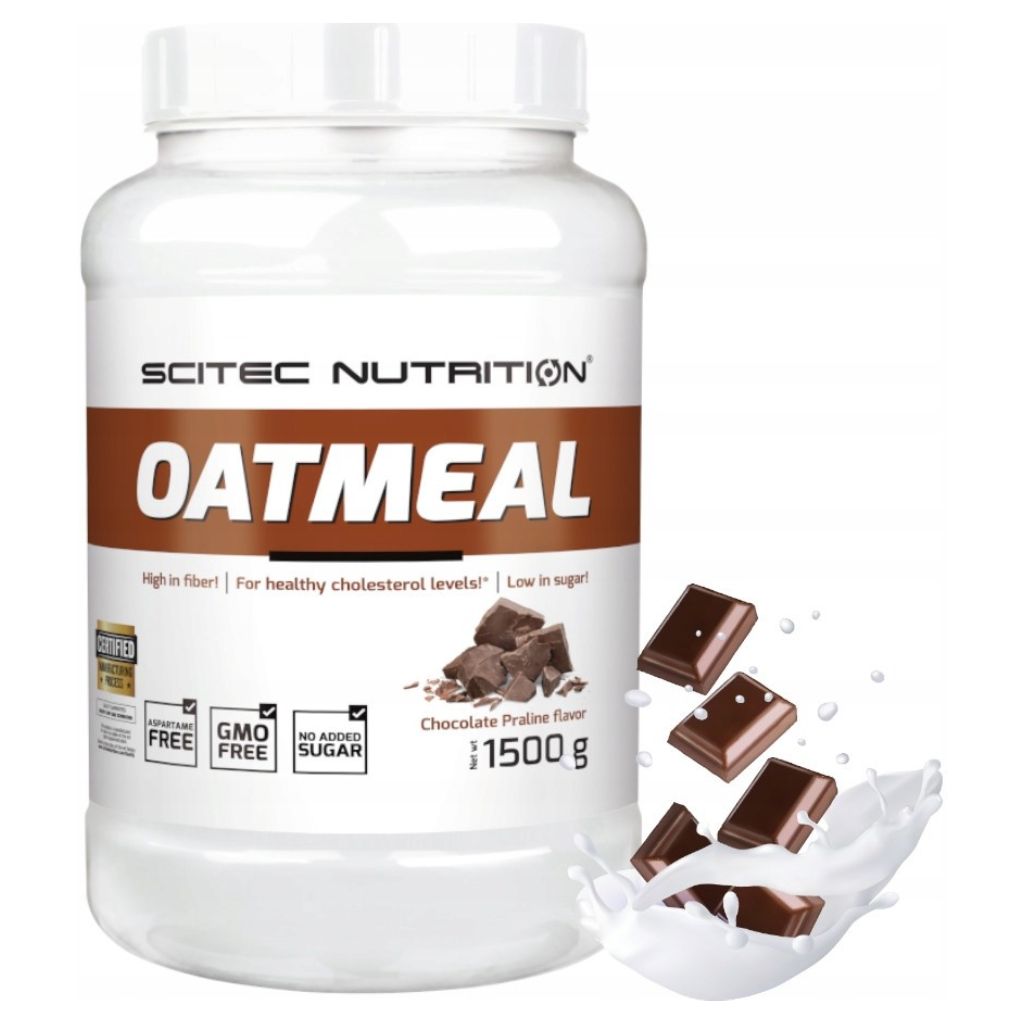 Scitec Nutrition Oatmeal (Ovesné vločky), 1500 g Příchuť: Čokoláda/Pralinka