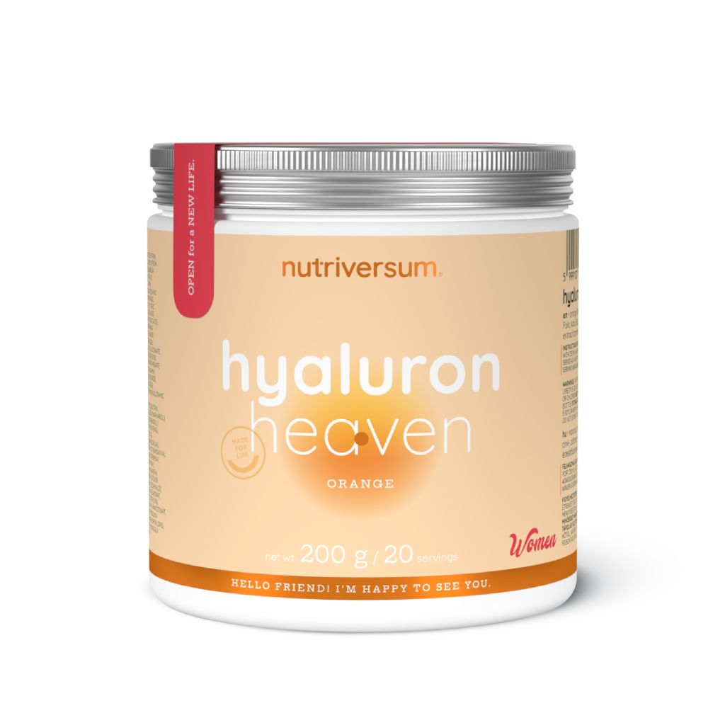 Nutriversum Hyaluron Heaven, 200 g Příchuť: pomeranč