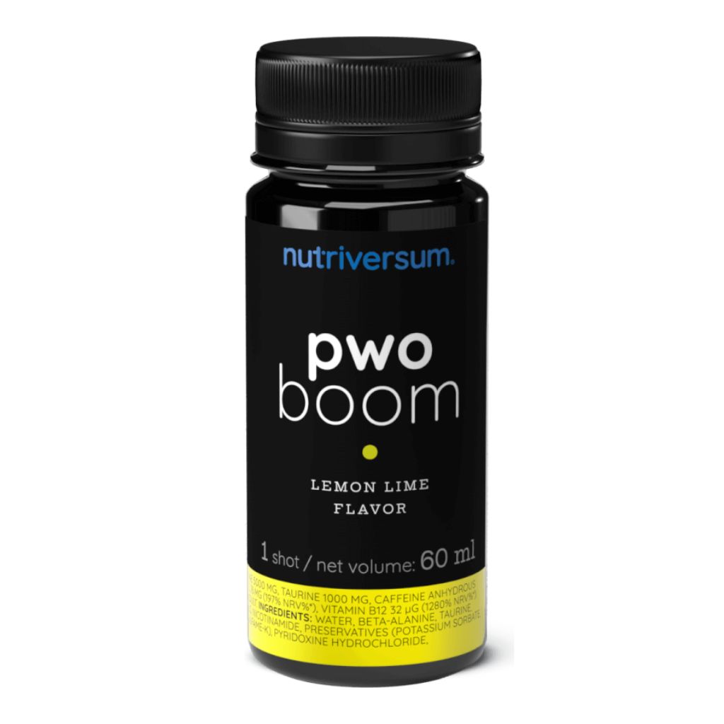Nutriversum PWO Boom Pre-Workout, 60 ml Příchuť: Citrón/Limetka