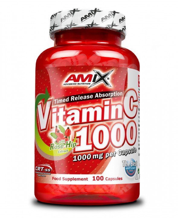 AMIX Vitamin C 1000 mg, 100 kapslí