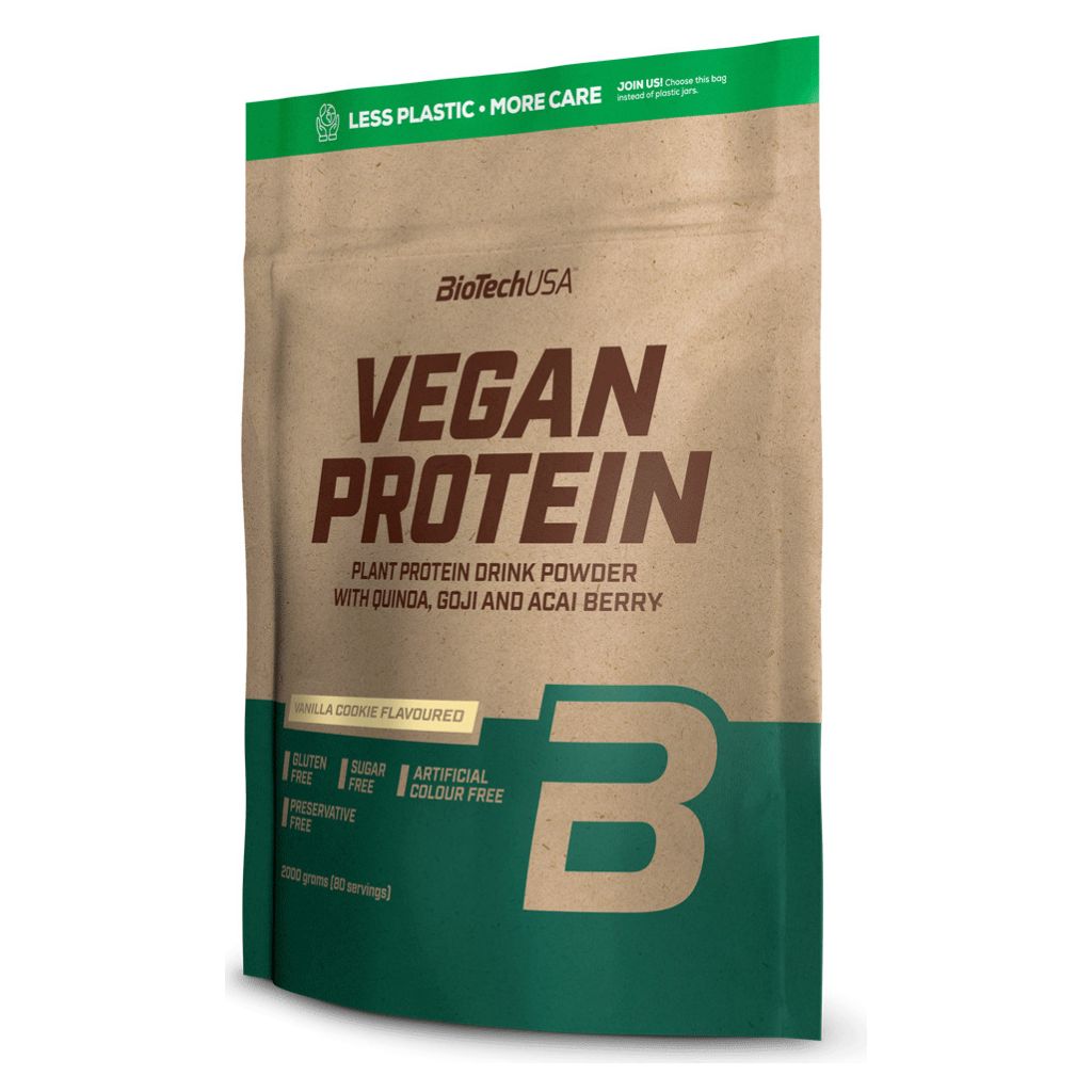 BioTech USA Vegan Protein, 2000 g Příchuť: lesní ovoce