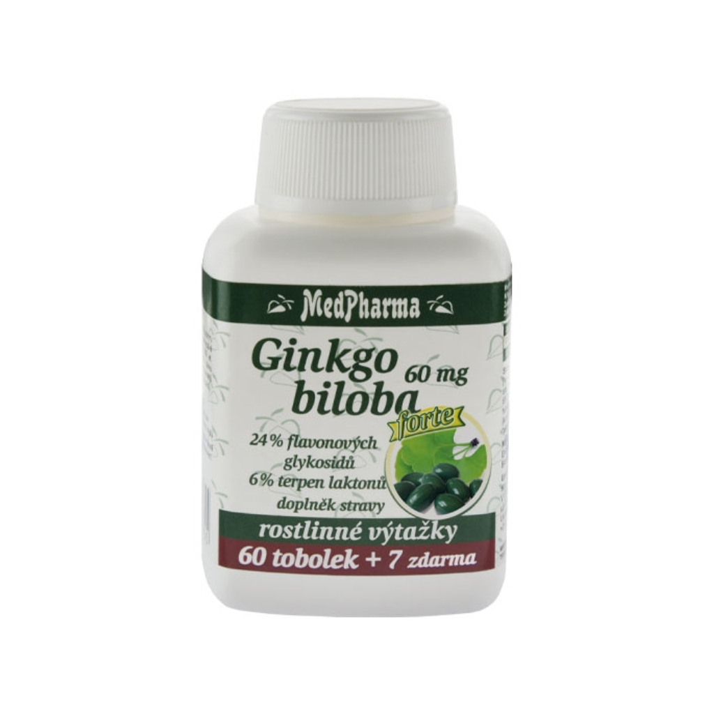 MedPharma Ginkgo biloba 60 mg Forte 67 tablet