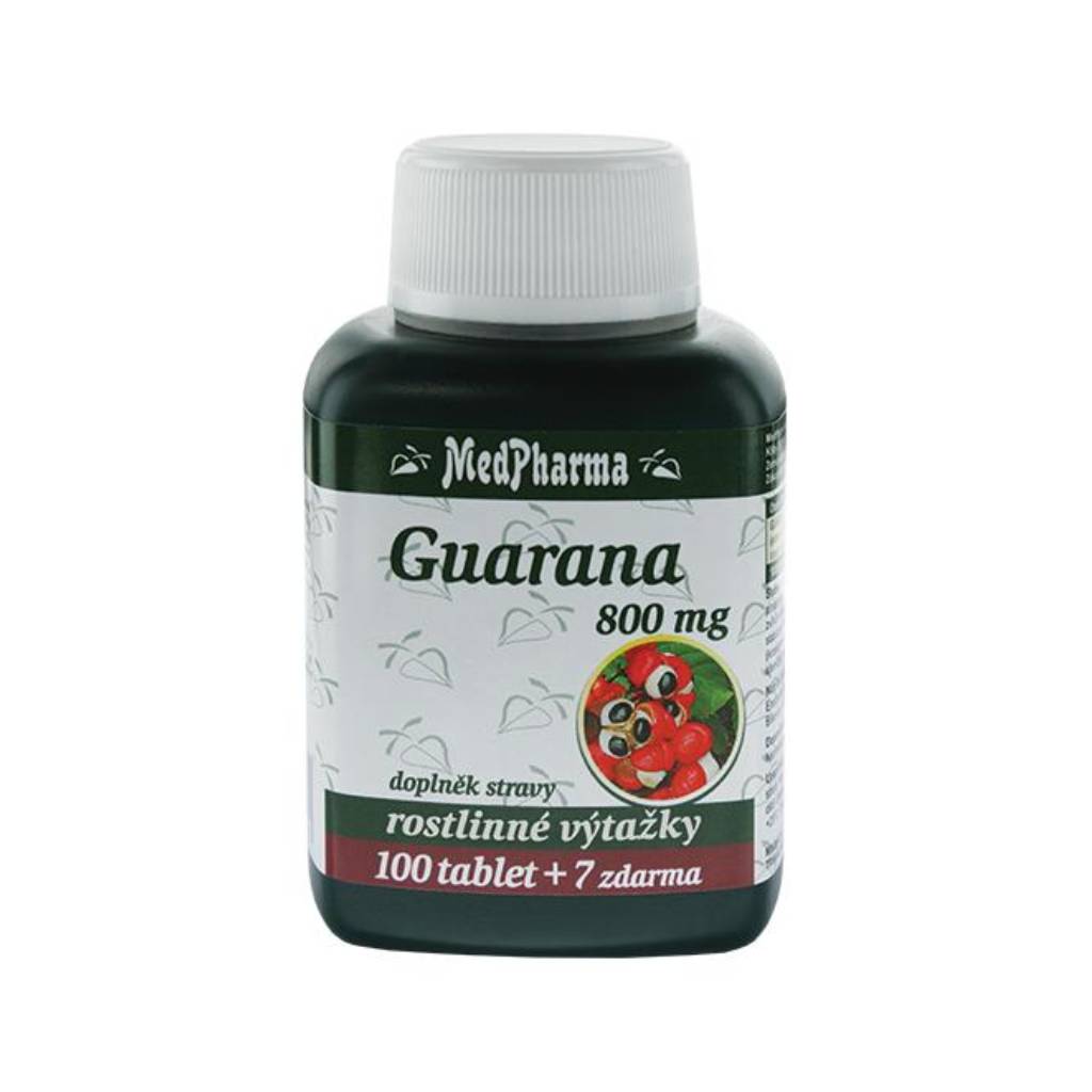 MedPharma Guarana 800 mg 107 tablet