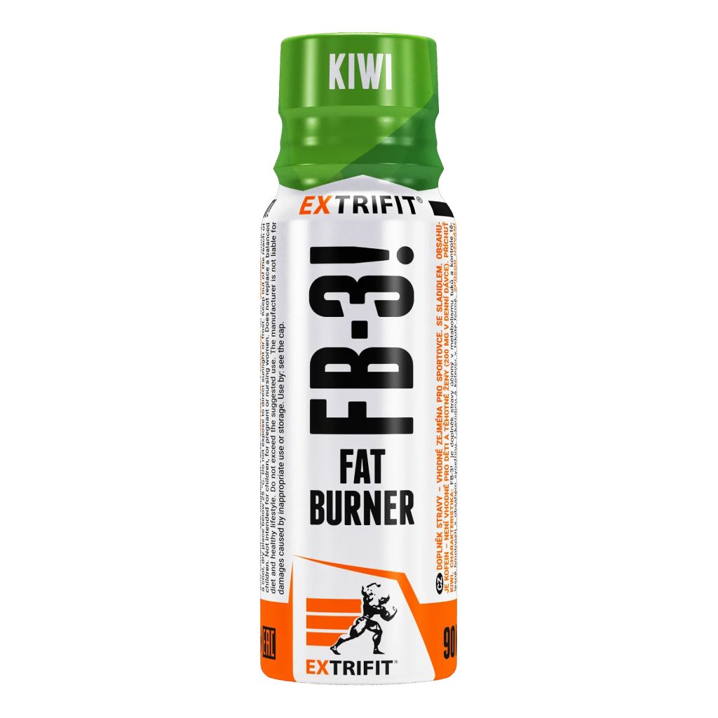 Extrifit Fat Burner Shot, 90 ml Příchuť: kiwi
