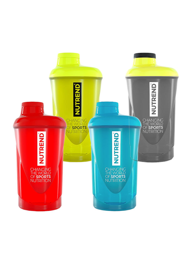 Nutrend Shaker, 600 ml Barva: červená