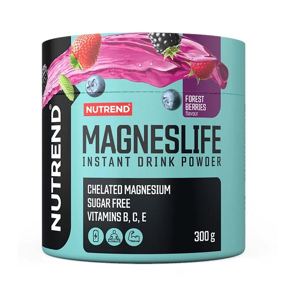 Nutrend Magnesilife Instant Drink Powder, 300 g Příchuť: pomeranč