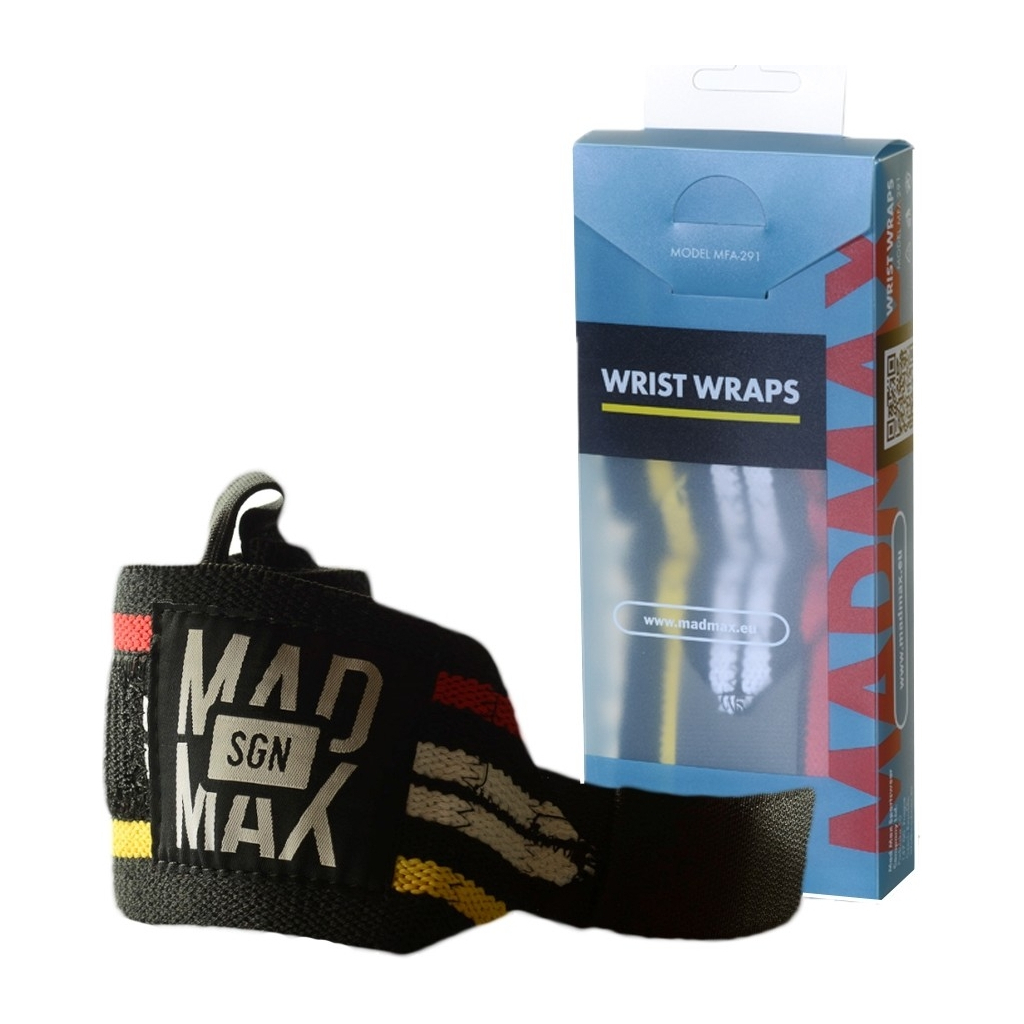 MADMAX Wrist Wraps (Bandáž na zápěstí) MFA291 - 45 cm 1 pár