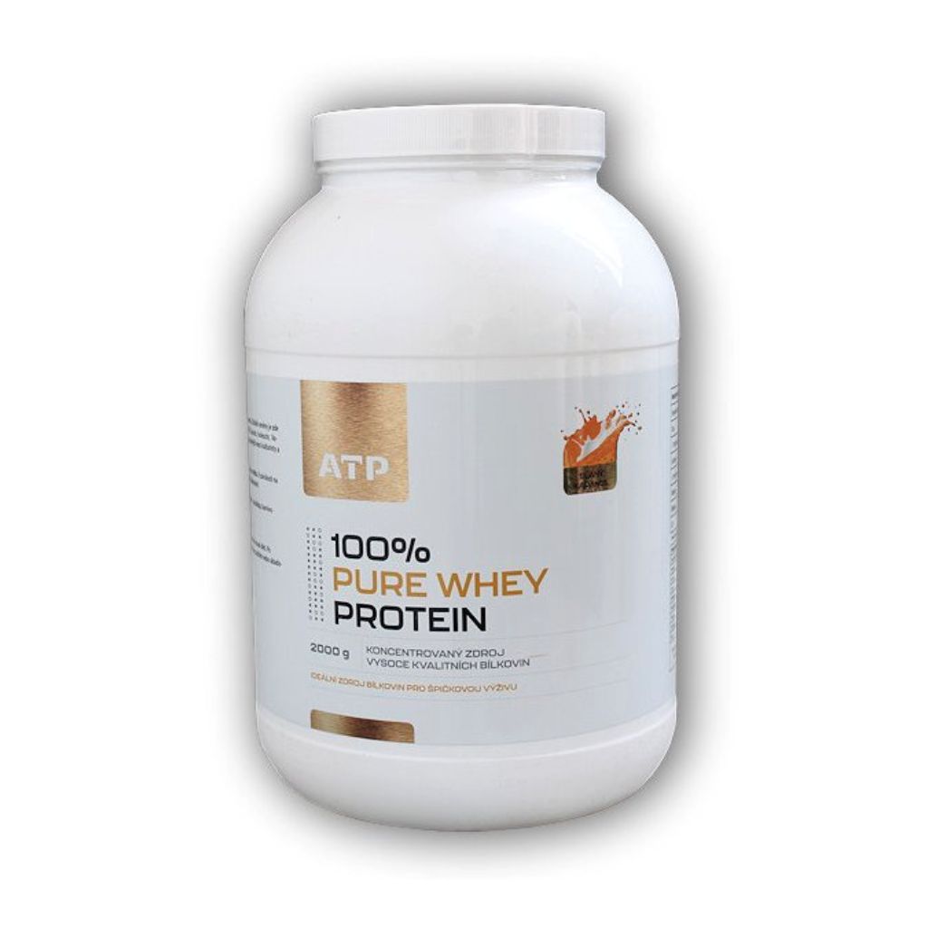 ATP 100% Pure Whey Protein, 2000 g Příchuť: jahoda