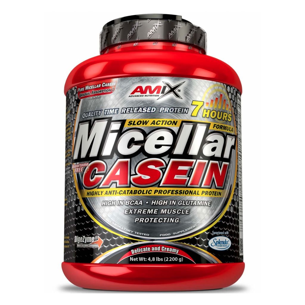AMIX Micellar Casein, 1000 g Příchuť: jahoda