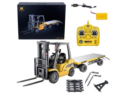 eng pl Remote Controlled Forklift Trailer Orange 1 10 R C 14014 1