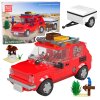 eng pl Construction Brick Set Car Fiat 126 Maluch With Trailer 393 pcs 27689 1