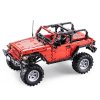 eng pl Construction Blocks Auto Off Road Remote Controlled Red 1941 Elements 9229 2
