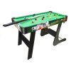 eng pl Large Wooden Folding Pool Table Game Balls 1414 4