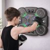 eng pl Interactive Musical Boxing Shield with LED Lights 3 Levels Black 29089 4