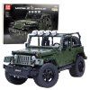 eng pl Construction Bricks Off Road Car Green Khaki 2078 pcs 23660 1