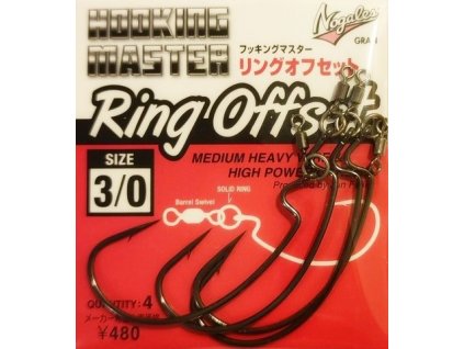 Háček Nogales Hooking Master Ring Offset #3/0 4ks