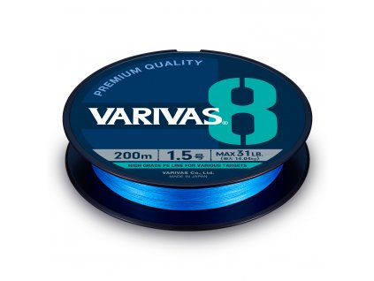 Šňůra VARIVAS 8 Ocean Blue #1,2 150m 0,185mm 10,41kg