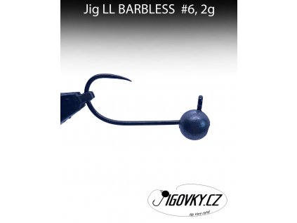 Jigová hlavička LL BARBLESS vel.6 2g 5ks