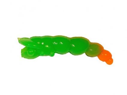 Gumová nástraha Reus #202 Green/Orange (Sýr) 4cm 8ks