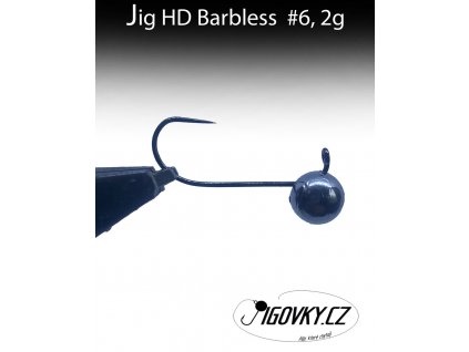 Jigová hlavička HD BARBLESS vel.6 2,0g 5ks